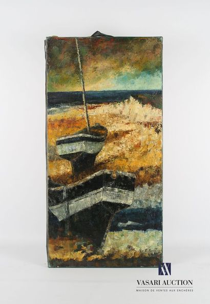 null COURTIN Émile (1923-1997)
The boat on the beach - 1964
Oil on canvas
Signed...