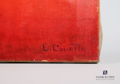 null COURTIN Émile (1923-1997)
Plat de fruits et coquelicots - 1984
Huile sur toile
Signée...