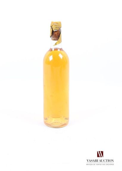 null 1 bouteille	Château de MALLE	Sauternes GCC	1983
	Sans étiquette. Indications...