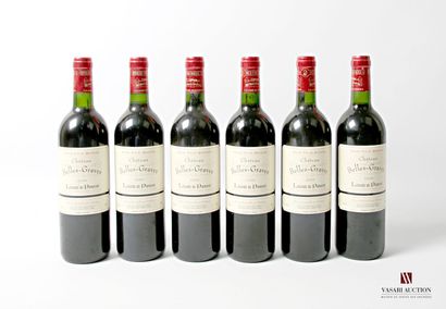 null 6 bottles Château BELLES-GRAVES Lalande de Pomerol 2000
	Perfect condition....