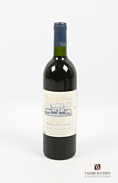 null 1 bottle FLEUR DE CLINET Pomerol 1992
	And. barely stained. N: low neck.

