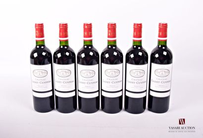 null 6 bottles Château GADET-CUYPERS Médoc 2006
	And. impeccable. N: low neck.
