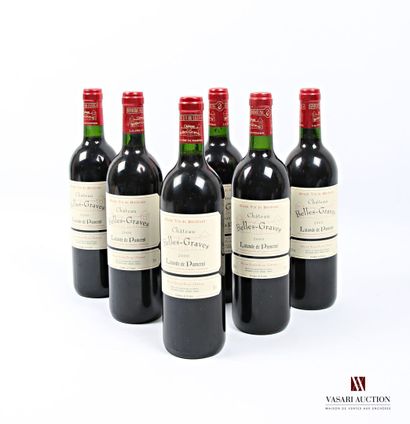6 bottles Château BELLES-GRAVES Lalande de...
