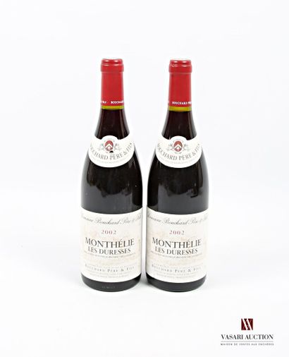 null 2 bouteilles	MONTHÉLIE Les Duresses mise Bouchard Père & Fils		2002
	Et. légèrement...