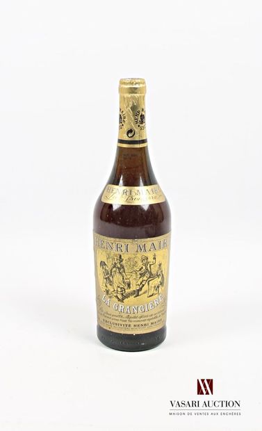 null 1 bottle of LIQUEUR WINE "La Grangière" set H. Maire
	16,5°. And. hardly stained....