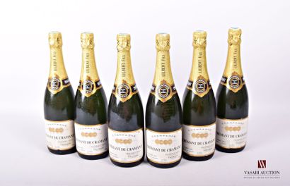 null 6 bottles Champagne CRÉMANT DE CRAMANT put Lilbert Fils Brut Blanc de Blancs
	And....