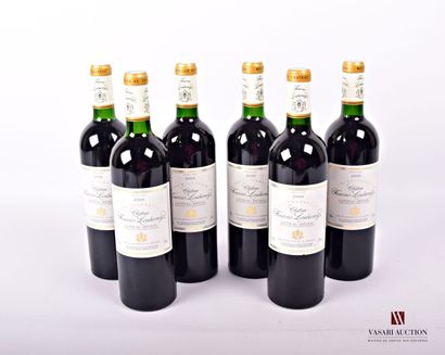 null 6 bottles Château FOURCAS LOUBANEY Listrac CB 2000
	Perfect condition. N : 2...
