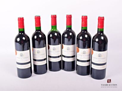 null 6 bottles Château de FUSSIGNAC Bordeaux Sup 2005
	Et: 5 impeccable, 1 a little...