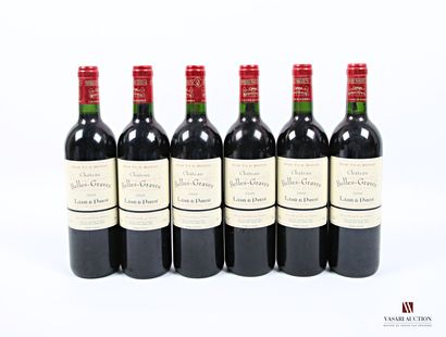 null 6 bottles Château BELLES-GRAVES Lalande de Pomerol 2000
	And. impeccable. N...