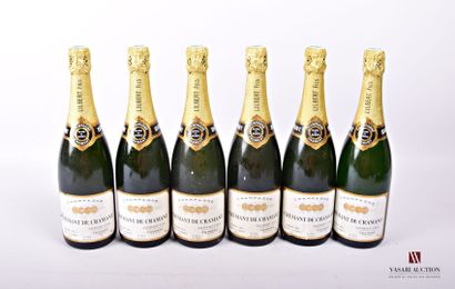 null 6 bottles Champagne CRÉMANT DE CRAMANT put Lilbert Fils Brut Blanc de Blancs
	And....