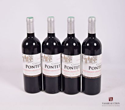 null 4 Bottles Château PONTET St Emilion GC 2000
	Barely stained. N: 3 half neck,...
