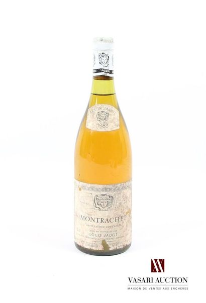 null 1 bottle MONTRACHET put L. Jadot 1983
	And. faded, stained and worn. N: 2 c...