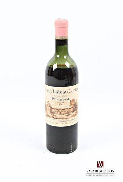 null 1 bottle VIEUX CHÂTEAU CERTAN Pomerol 1961
	And. a little stained. N: mid/low...