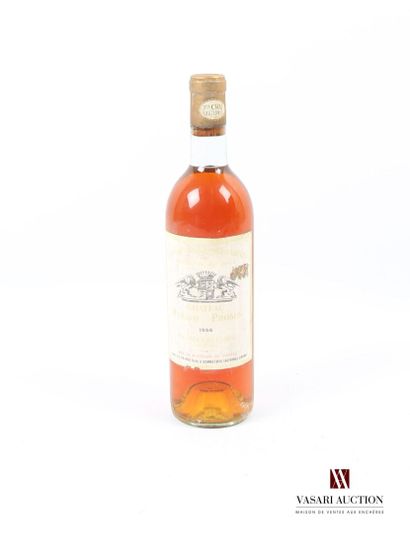 null 1 bottle Château RABAUD PROMIS Sauternes 1er GCC 1966
	Faded and stained (slightly...