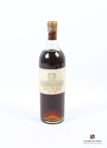 null 1 bouteille	Château COUTET	Barsac 1er GCC	1924
	Et. fanée, tachée et un peu...