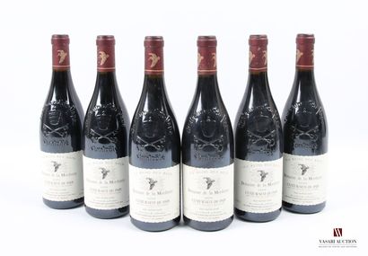 null 6 bottles CHATEAUNEUF DU PAPE La Reine des Bois mise Dom. de la Mordorée 2009
	And....