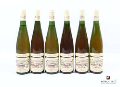 null 6 bottles RIESLING GC Vorbourg Late Harvest Clos St Landelin mise R. Muré 1989
	And....