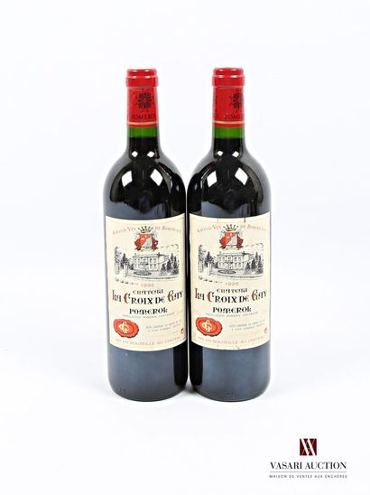 2 bouteilles	Château LA CROIX DE GAY	Pomerol	1995
	Et....