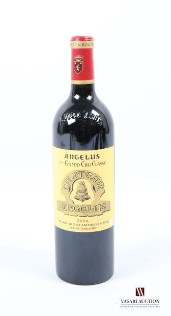 null 1 bouteille	Château ANGÉLUS	St Emilion 1er GCC	2004
	Et. un peu tachée. N :...