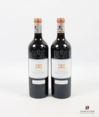 null 2 bouteilles	Château PAPE CLÉMENT	Graves GCC	2011
	Présentation et niveau i...