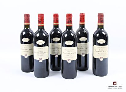 null 6 bouteilles	Château PÉDESCLAUX	Pauillac GCC	2000
	Et.: 5 impeccables, 1 légèrement...