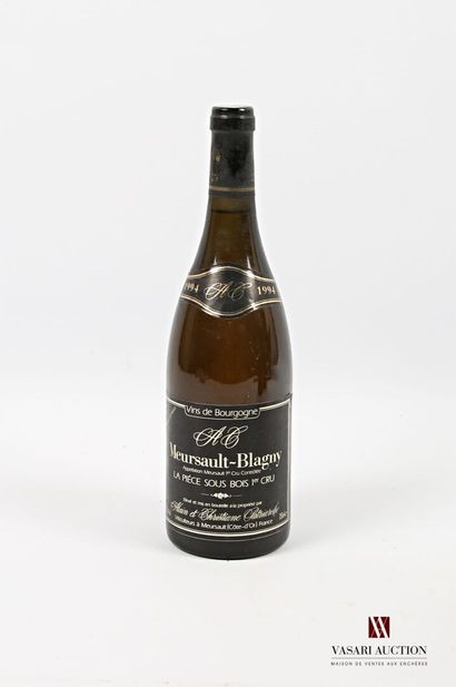 null 1 bottle MEURSAULT BLAGNY 1er Cru La Pièce sous le Bois mise A. et Ch. 1994
	Patriarche...