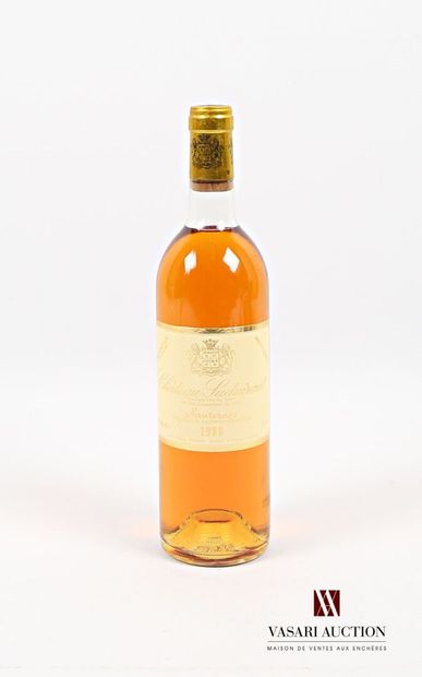 null 1 bouteille	Château SUDUIRAUT	Sauternes 1er GCC	1988
	Et. excellente. N : limite...