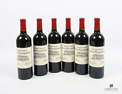 null 6 bouteilles	Château HAUT MARBUZET	St Estèphe	2012
	Présentation et niveau ...