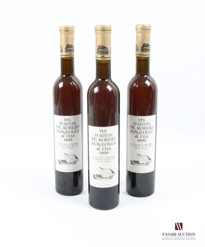 null 3 x 50 cl GAILLAC sweet Vin d'Autan put Robert Plageoles 1999
	And. hardly stained....