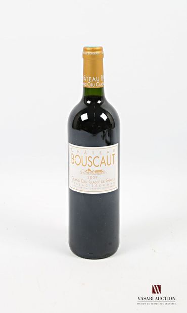 null 1 bottle Château BOUSCAUT Graves GCC 2009
	And. barely stained. N: low neck...