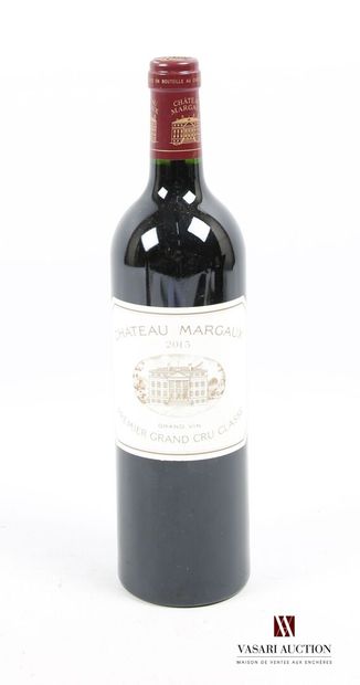 null 1 bouteille	Château MARGAUX	Margaux 1er GCC	2013
	Et. légèrement tachée. N :...
