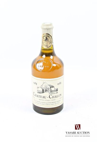 null 1 bottle CHÂTEAU CHALON mise Domaine Berthet-Bondet 1988
	Et. slightly stained....