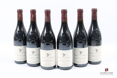 null 6 bottles CHATEAUNEUF DU PAPE La Reine des Bois mise Dom. de la Mordorée 2006
	And....