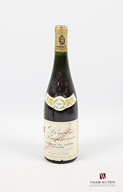 null 1 bottle COTEAUX DU LAYON CHAUME put Domaine Banchereau 1990
	Cuvée Privilège....