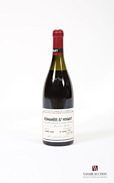 null 1 bottle ROMANÉE SAINT VIVANT put of the DRC 1989
	And. a little stained. N:...