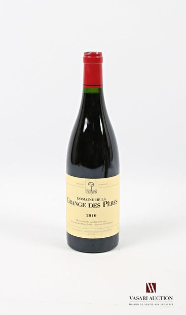 null 1 bottle PAYS D'HÉRAULT put Domaine de la Grange des Pères 2010
	And. Excellent....