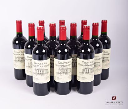 null 12 bouteilles	Château HAUT MARBUZET	St Estèphe	2014
	Présentation et niveau,...