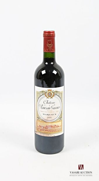 null 1 bouteille	Château RAUZAN GASSIES	Margaux GCC	2011
	Et. tachée. N : mi/bas...