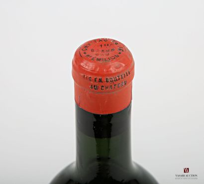 null 1 bottle Château PAVIE St Emilion 1er GCC 1918
	And. a little faded and a little...