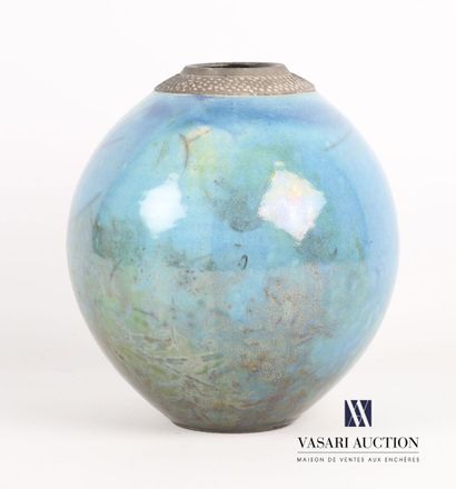 null DURRENBERGER Henri (born in 1949)
Vase raku of ovoid form out of stoneware enamelled...