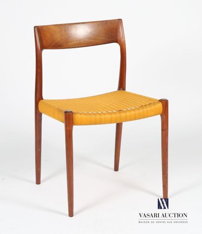 null NIELS OTTO MOLLER (1920-1982) - Edition J.L MOLLER
Six chaises en bois naturel,...