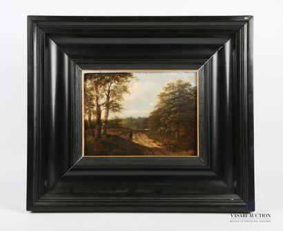 null Dutch school of the 19th century
Man with a Bag in the Glade
Oil on panel
21...