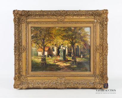 null NOLHEFF Jan (XXth century)
The well 
Oil on canvas 
Signed lower right
30 x...