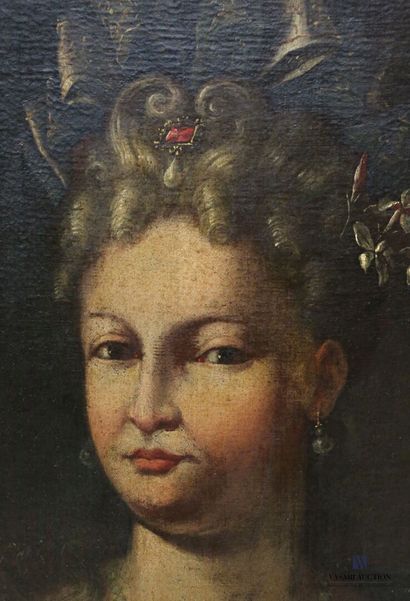 null École italienne du XVIIIème siècle, Probablement du Piémont
Portrait de femme...