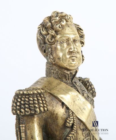 null Sujet en bronze commémoratif de l'accession au trône de France par Louis-Philippe...