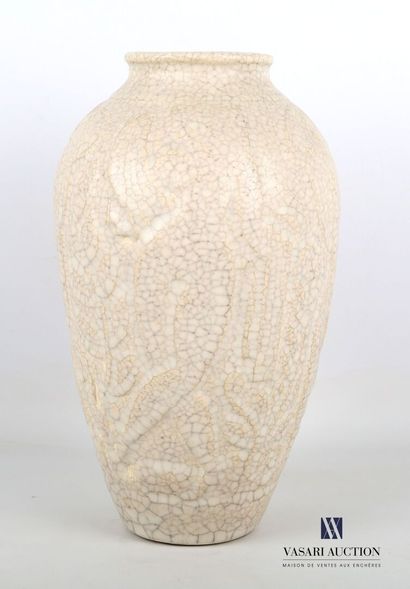 null BUTHAUD René (1886-1986)
Circa 1925
Important ceramic vase with white-cream...