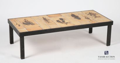 null CAPRON Roger (1922-2006)
Coffee table from the Botanical series with herbarium...