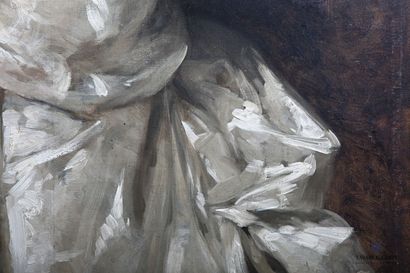 null LOISEAU Marie
Portrait d'élégante
Huile sur toile
Signée et datée 1881 en bas...