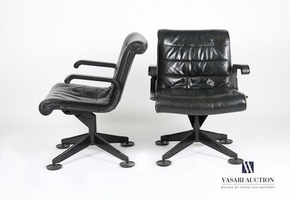 null SAPPER Richard (1932-2015) - KNOLL (publisher)
Pair of office chairs in black...