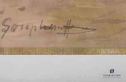 null SARAPHANOFF Nikolaï (XIX-XX)
Ruelle dans Istanbul
Aquarelle sur papier
Signée...